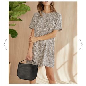 Jenni Kanye leopard print t shirt dress